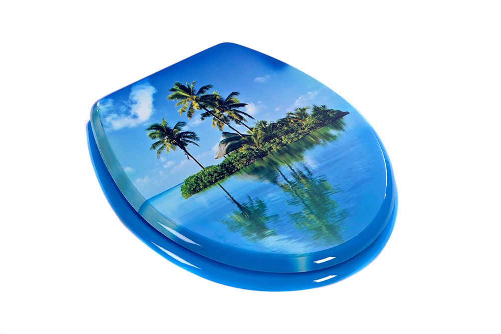 Novelty Toilet Seat WC Printed Funky Pattern Fabulous Crazy Design MDF